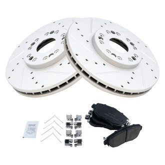 TRQ® - Performance Ceramic Front Brake Kit