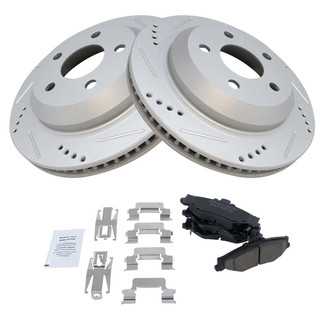 TRQ® - Performance Ceramic Rear Brake Kit