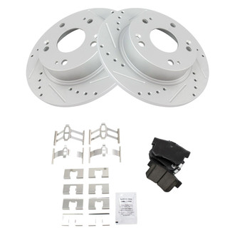 TRQ® - Performance Ceramic Rear Brake Kit