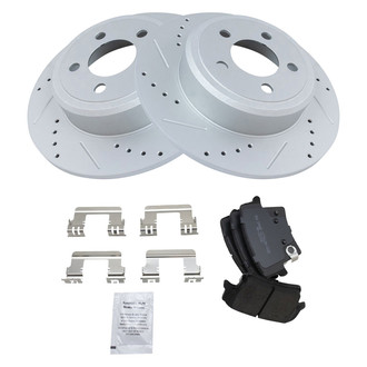 TRQ® - Performance Semi-Metallic Rear Brake Kit