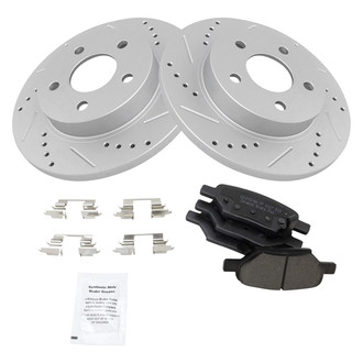 TRQ® - Performance Ceramic Brake Kit