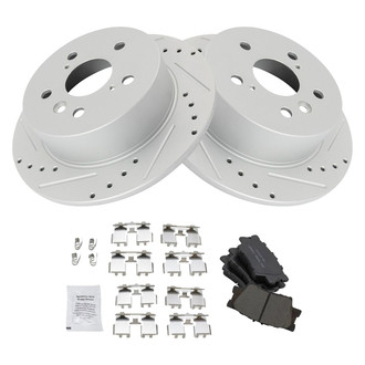 TRQ® - Performance Ceramic Rear Brake Kit
