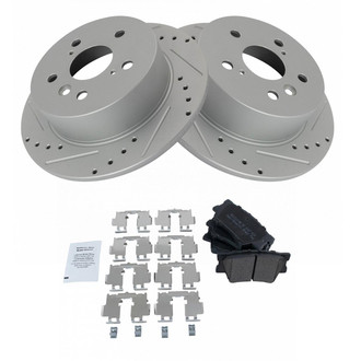 TRQ® - Performance Semi-Metallic Rear Brake Kit