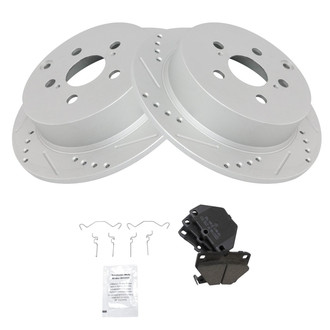 TRQ® - Performance Ceramic Rear Brake Kit