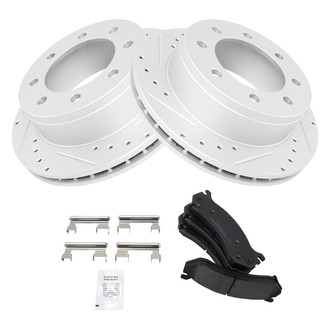 TRQ® - Performance Ceramic Rear Brake Kit