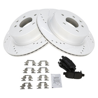 TRQ® - Performance Semi-Metallic Brake Kit