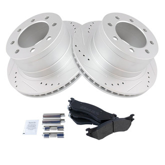 TRQ® - Performance Semi-Metallic Rear Brake Kit
