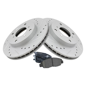 TRQ® - Performance Ceramic Front Brake Kit