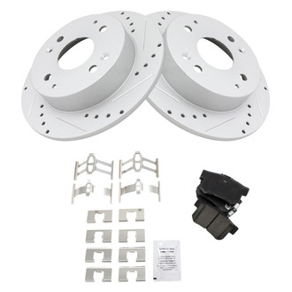TRQ® - Performance Ceramic Rear Brake Kit