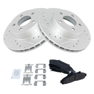 TRQ® - Performance Semi-Metallic Brake Kit