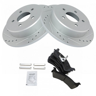 TRQ® - Performance Ceramic Rear Brake Kit