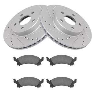 TRQ® - Performance Ceramic Brake Kit