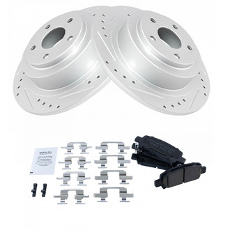 TRQ® - Performance Ceramic Rear Brake Kit