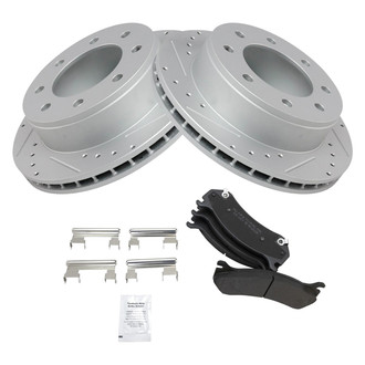 TRQ® - Performance Semi-Metallic Rear Brake Kit