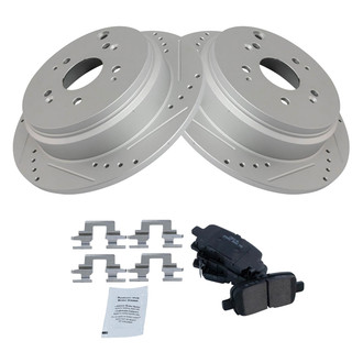 TRQ® - Performance Ceramic Rear Brake Kit