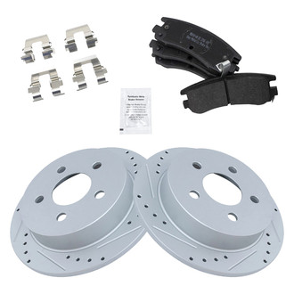 TRQ® - Performance Semi-Metallic Rear Brake Kit