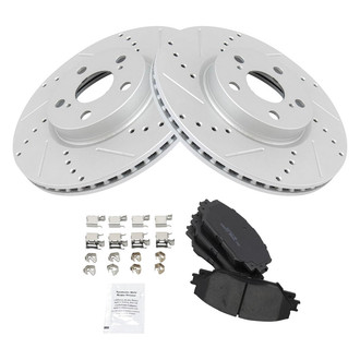 TRQ® - Performance Ceramic Front Brake Kit
