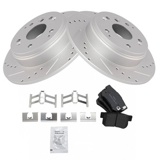TRQ® - Performance Semi-Metallic Rear Brake Kit