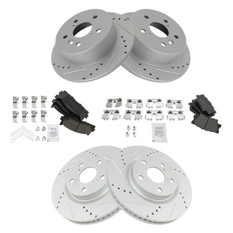 TRQ® - Performance Ceramic Brake Kit