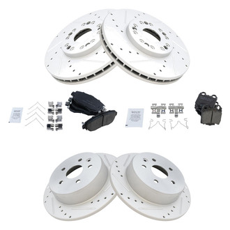 TRQ® - Performance Ceramic Brake Kit