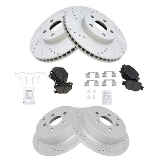 TRQ® - Performance Ceramic Brake Kit