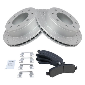 TRQ® - Performance Semi-Metallic Rear Brake Kit