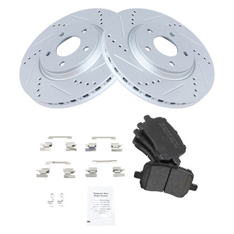 TRQ® - Performance Semi-Metallic Brake Kit