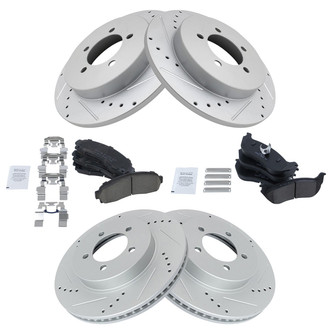 TRQ® - Performance Ceramic Brake Kit