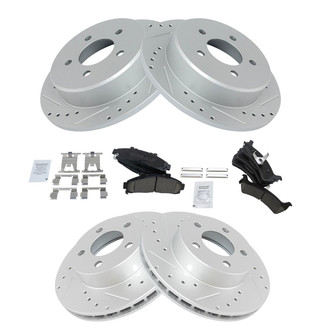 TRQ® - Performance Ceramic Brake Kit