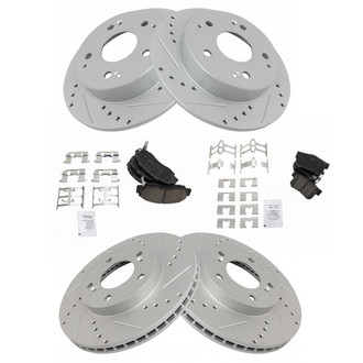TRQ® - Performance Ceramic Brake Kit