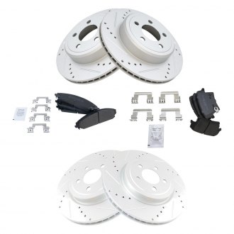 TRQ® - Performance Semi-Metallic Brake Kit