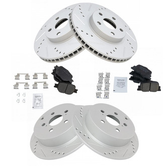 TRQ® - Performance Ceramic Brake Kit