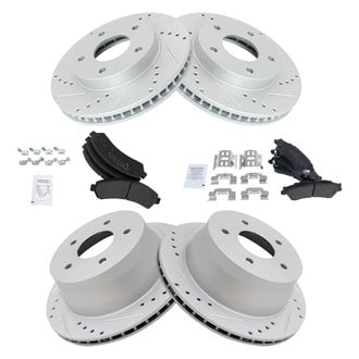 TRQ® - Performance Semi-Metallic Brake Kit