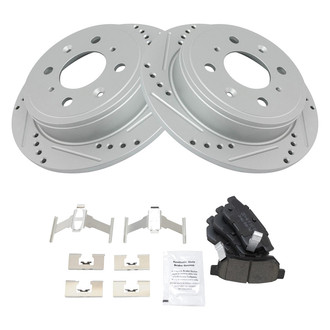 TRQ® - Performance Ceramic Rear Brake Kit