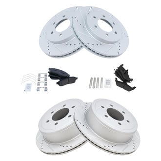 TRQ® - Performance Semi-Metallic Front and Rear Brake Kit