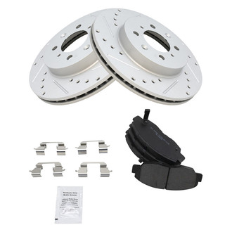 TRQ® - Performance Semi-Metallic Brake Kit