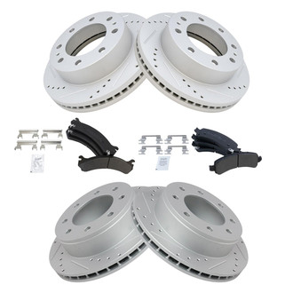 TRQ® - Performance Semi-Metallic Brake Kit