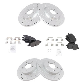 TRQ® - Performance Semi-Metallic Brake Kit