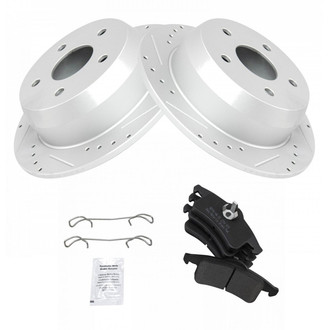 TRQ® - Performance Semi-Metallic Rear Brake Kit