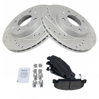 TRQ® - Performance Semi-Metallic Brake Kit