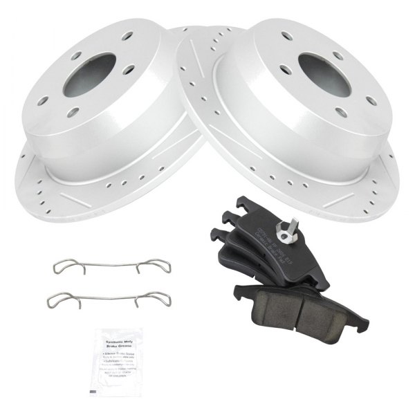 TRQ® - Performance Ceramic Rear Brake Kit