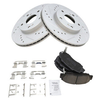 TRQ® - Performance Ceramic Front Brake Kit