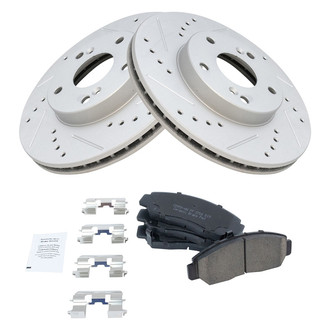 TRQ® - Performance Ceramic Front Brake Kit