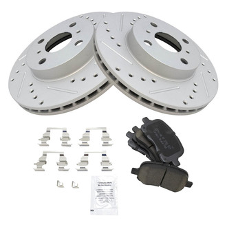 TRQ® - Performance Ceramic Front Brake Kit