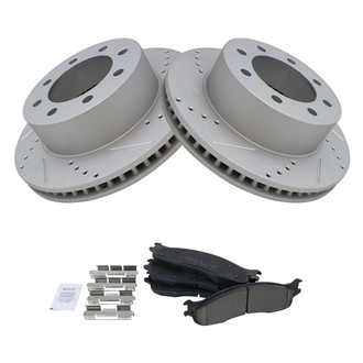 TRQ® - Performance Ceramic Front Brake Kit