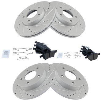 TRQ® - Performance Ceramic Brake Kit