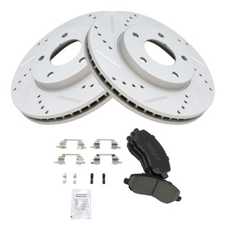 TRQ® - Performance Ceramic Front Brake Kit