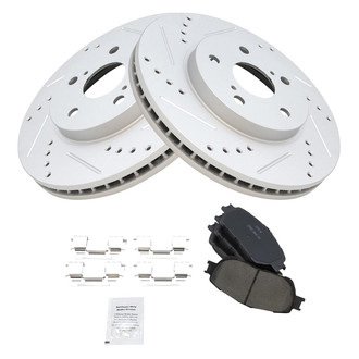 TRQ® - Performance Ceramic Front Brake Kit