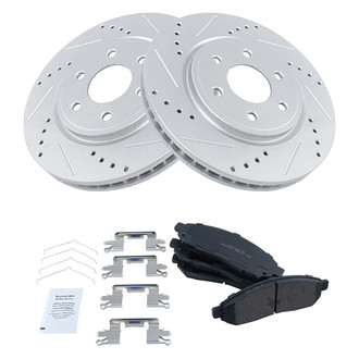 TRQ® - Performance Ceramic Front Brake Kit