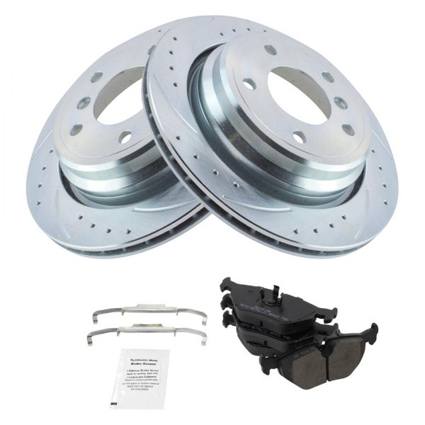 TRQ® - Performance Semi-Metallic Rear Brake Kit